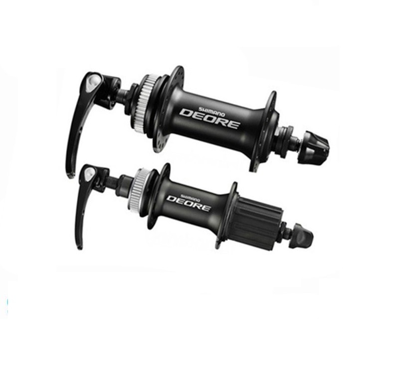 JUEGO DE MAZAS DELANTERA Y TRASERA DEORE HB/FH-M615 SHIMANO