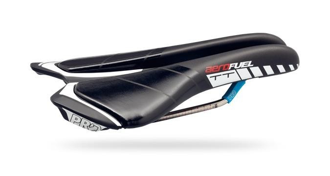 ASIENTO TRIATLON PRO AEROFUEL HOLLOW TRI NEGRO-GRIS MICROFIBRA